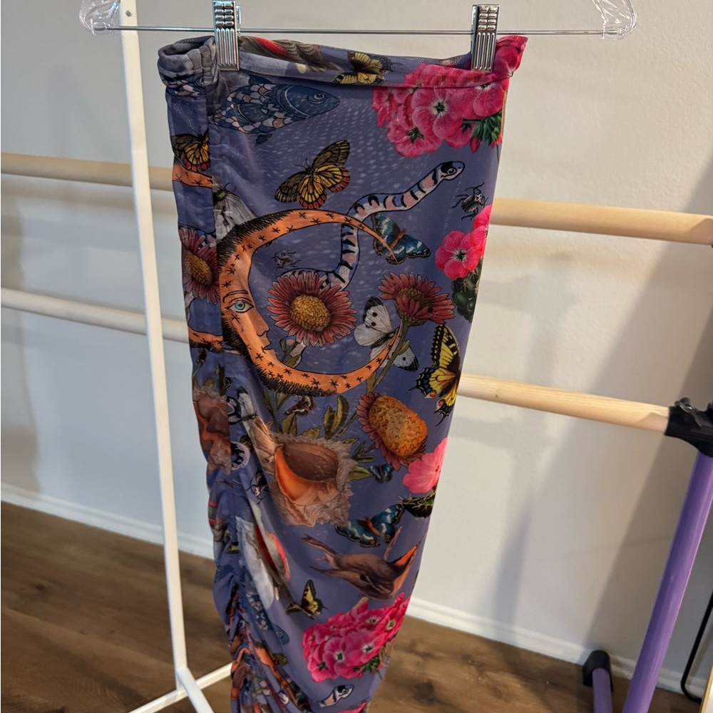 Desigual Multicolor Floral Pencil Skirt